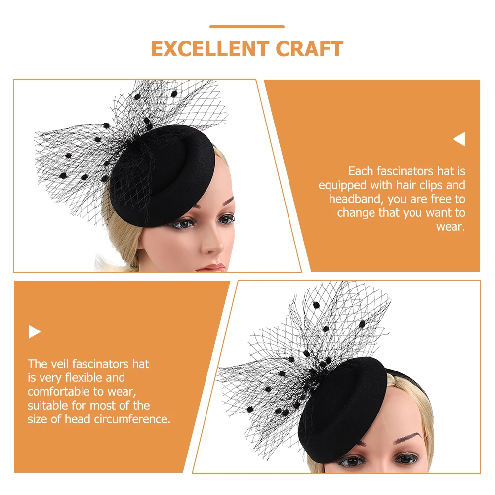 

Stylish Women Fascinators For The Hair With Hair Clips And Headband Suitable For Cocktail And Church Events Fashionable Headwear