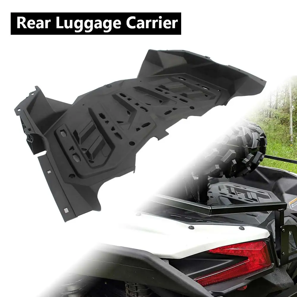 For Can-Am Maverick X3 MAX Turbo R RR 2017-2020 UTV Rear Luggage Carrier Rack Kit Trunk Cargo Storage Bed Box Floor Accessories