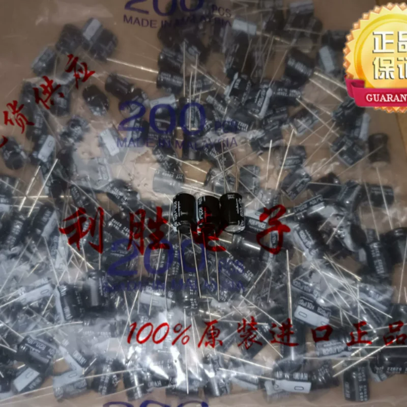 10PCS-100PCS 820UF 10V Japanese Nichicon electrolytic capacitor 10V820UF 10 * 12.5 HV high-frequency low resistance