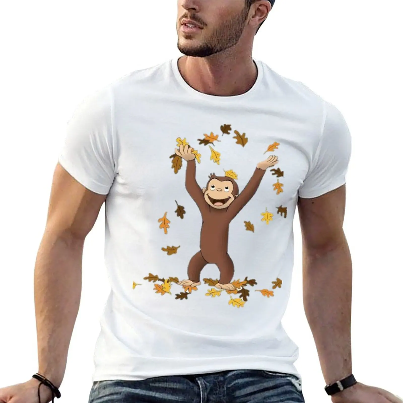 

george shirts T-Shirt t with prints funny curious shirts cotton t