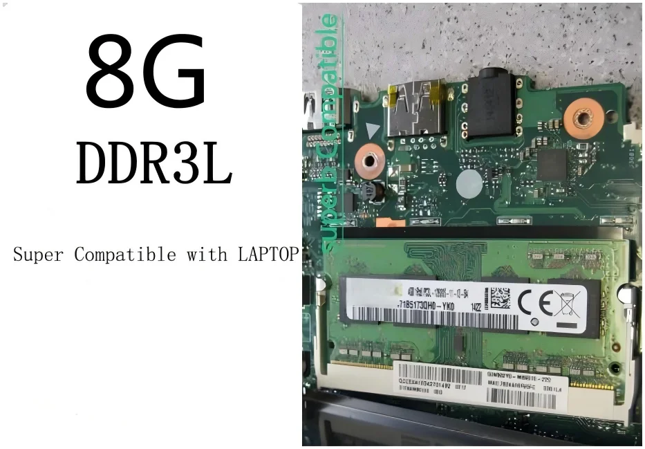 

New SO-DIMM DDR3L Memory RAM 1600MHz (PC3L-12800) 1.35V for Lenovo B40-30 B40-45 B40-70 B40-80 B41-30 B41-35 B41-80 (80LG)