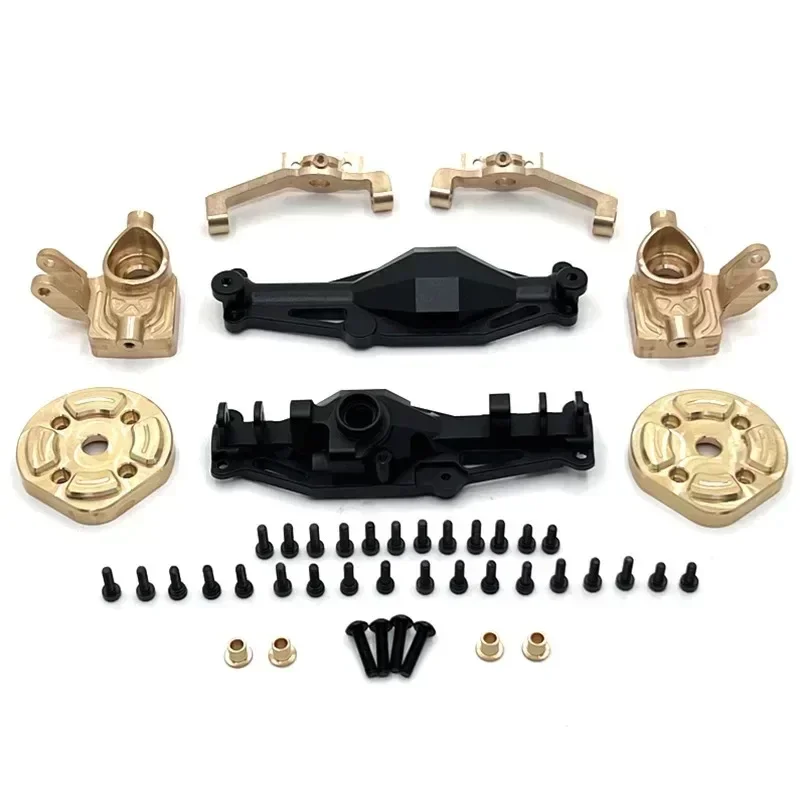 

Front and Rear Axle Shell Brass Cup C-seat Axle Cover for Hyper GO MJX H12Y H12+ Metal Upgrade Parts RC Crawler Car Truck Buggy