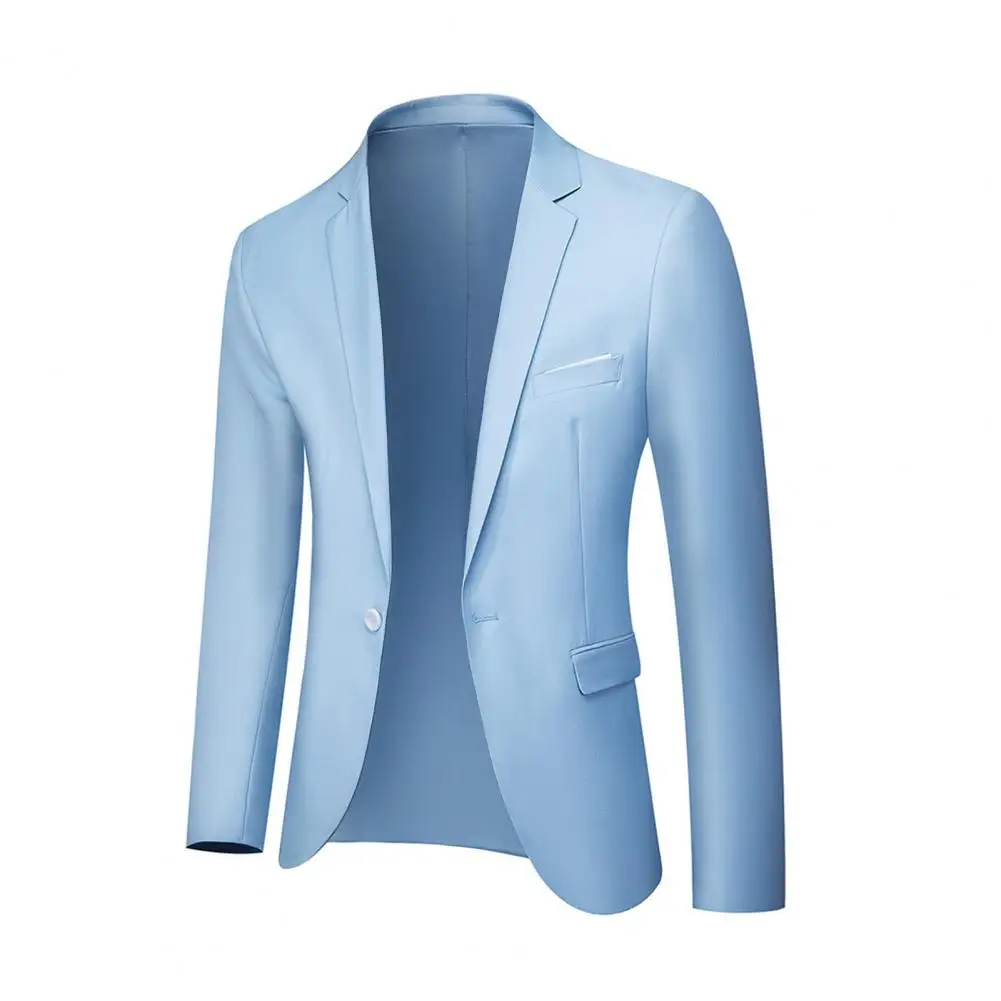 Men Suit Men Suit Daily Wear Elegant Men's 3d Tailored Suit Set for Wedding Party Business Events Lapel Long Sleeve Coat for Men