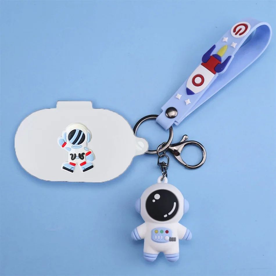 สำหรับ Skullcandy Push Active การ์ตูนนักบินอวกาศ/ไดโนเสาร์/แพนด้าซิลิโคนบลูทูธหูฟังฝาครอบหูฟังกล่อง