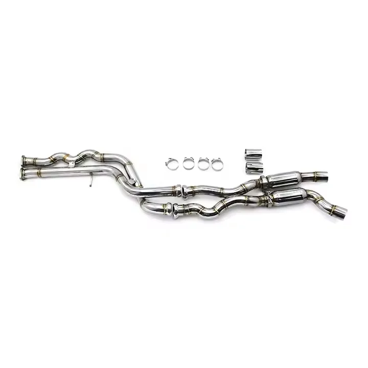 

OBM New Style Stainless Steel Pipes Car Exhaust System For BMW M3/M4 F80 F82 F83 S55 3.0T 2014-2019 Equal Length Mid-Pipe