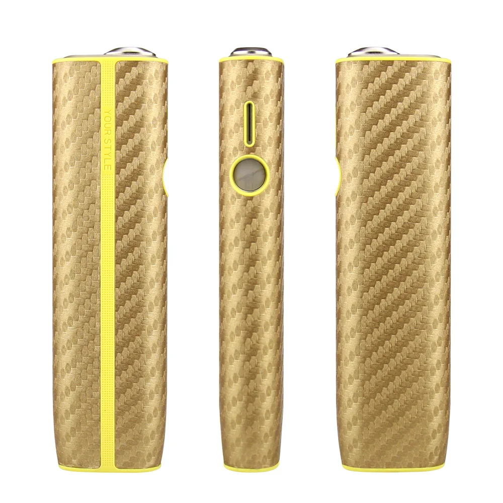 حافظة جلدية PU ملونة من ألياف الكربون لهاتف IQOS ILUMA ONE غطاء حماية