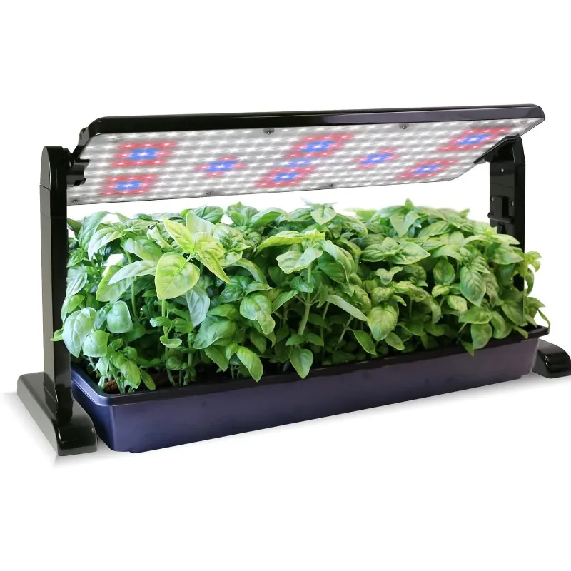 AeroGarden 45W LED Grow Light Panel - Grow Light for Plants, Includes Stand and Hanging Kit, Black