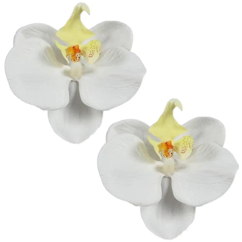 

2pcs Korean Style Butterfly Orchid Artificial Flower Scrapbooking Handmade Artificial Butterfly Orchid DIY 8.5cm