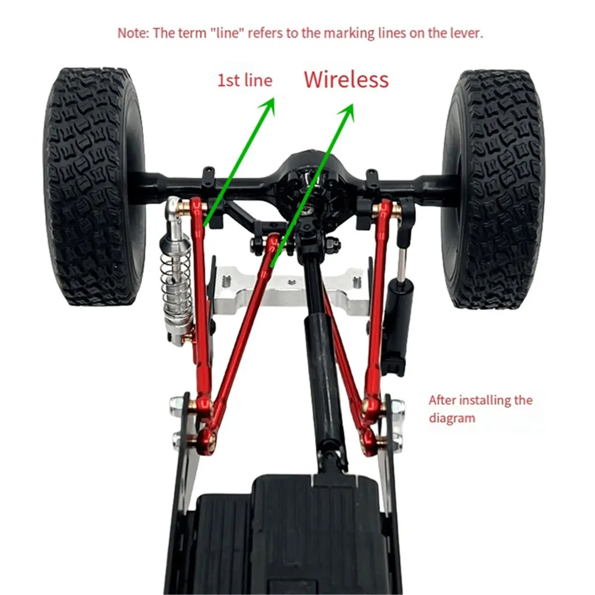 RC سيارة ترقية الهيكل تحديد سحب قضيب عدة ل 1/16 C44 C34 FJ45 RC اكسسوارات السيارات