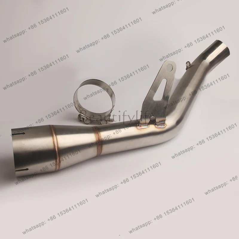 Suitable for modifying Kawasaki Z900 motorcycle mid-section and Z900 side exhaust rear section stainless steel bent pipes