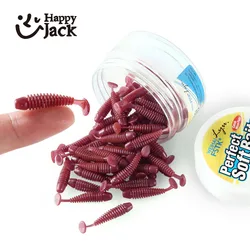 Fishing Soft Artificial Worm Lures TPR Pesca 0.5g 35mm Fish Smell Silicone Flexible Bait Swimbait Maggots  Jigging Wobblers