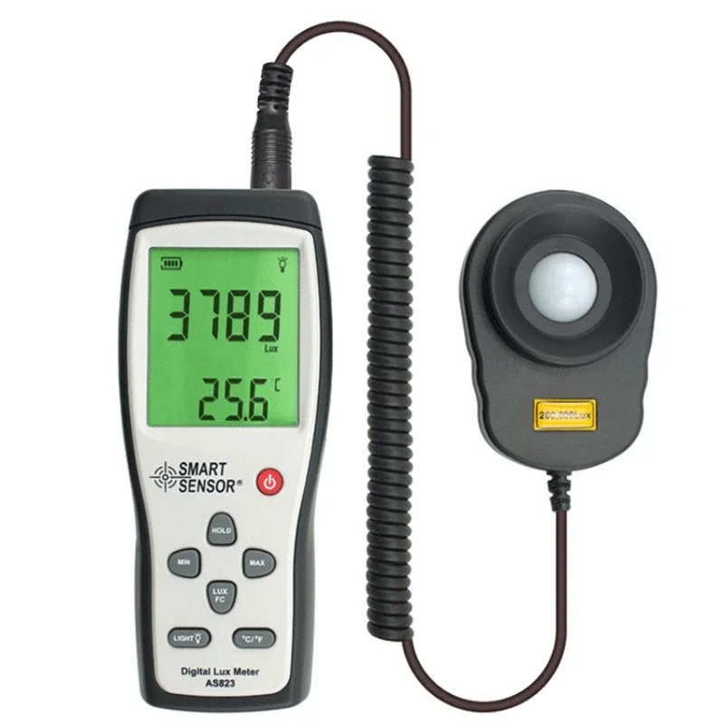 

Digital illuminance meter, illuminance meter, high-precision luminance meter, lumen measurement, photometer, split light meter