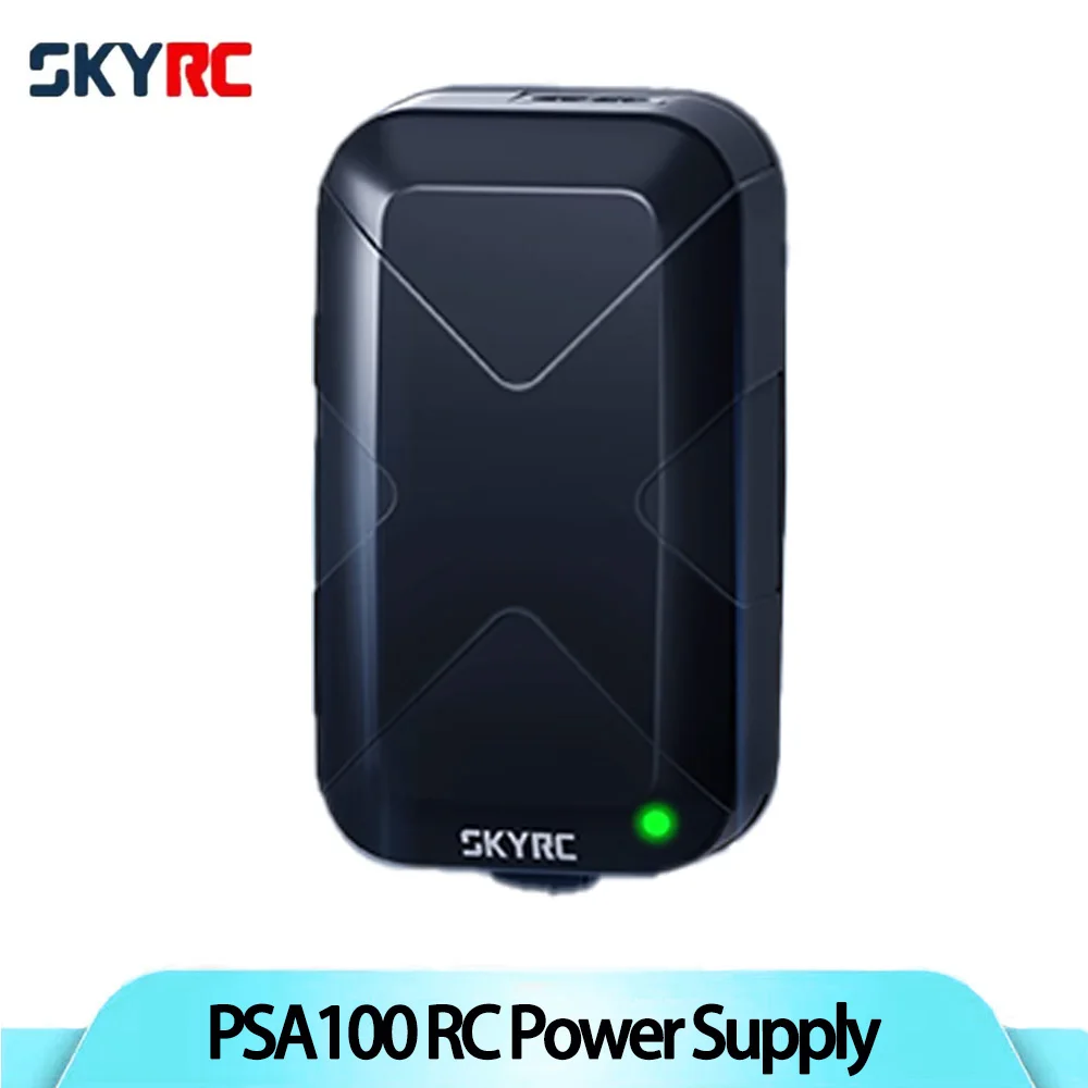 

SkyRC PSA100 RC Блок питания со встроенным кабелем XT60 20 В 5 А 100 Вт Надежный для радиоуправляемых зарядных устройств и шестерен