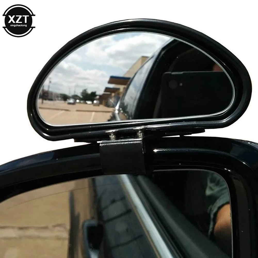 Car Rearview Mirror Convex Glass Wide Angle Rear view Auxiliary Mirror Parking Reference Mirror Blind Spot Mirror Car Accessorie