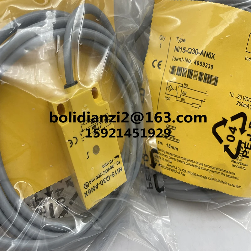 Novo Sensor Interruptor De Proximidade, Em Estoque, NI15-Q30-AP6X, NI15-Q30-AN6X