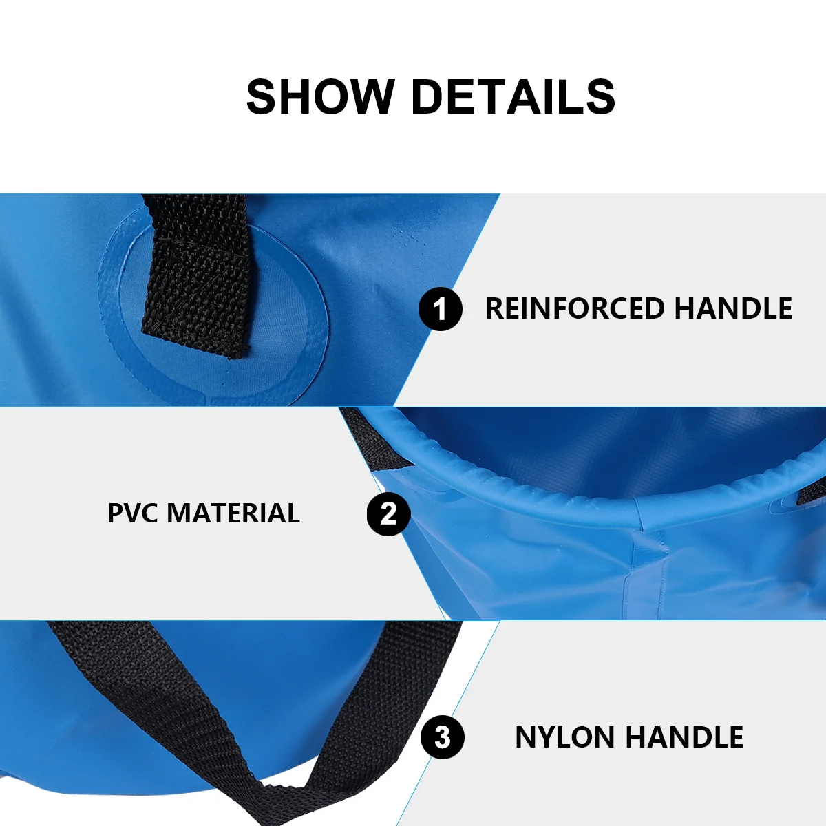 1 قطعة 10L في الهواء الطلق طوي دلو المحمولة مقاوم للماء خفيفة الوزن التخييم التنزه السفر الكلب السلطانية التفاح قطف سلة قابلة للطي