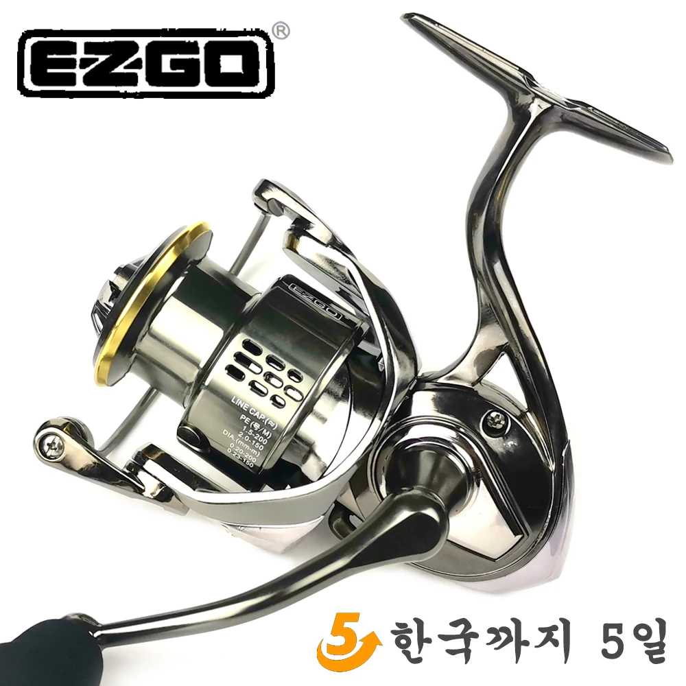 EZGO Saltwater Fishing Reel 10Kg 15KG 25Kg Drag 2000 3000 4000 Spinning Reel For Sea Jigging Octopus Fishing Supplies Gear