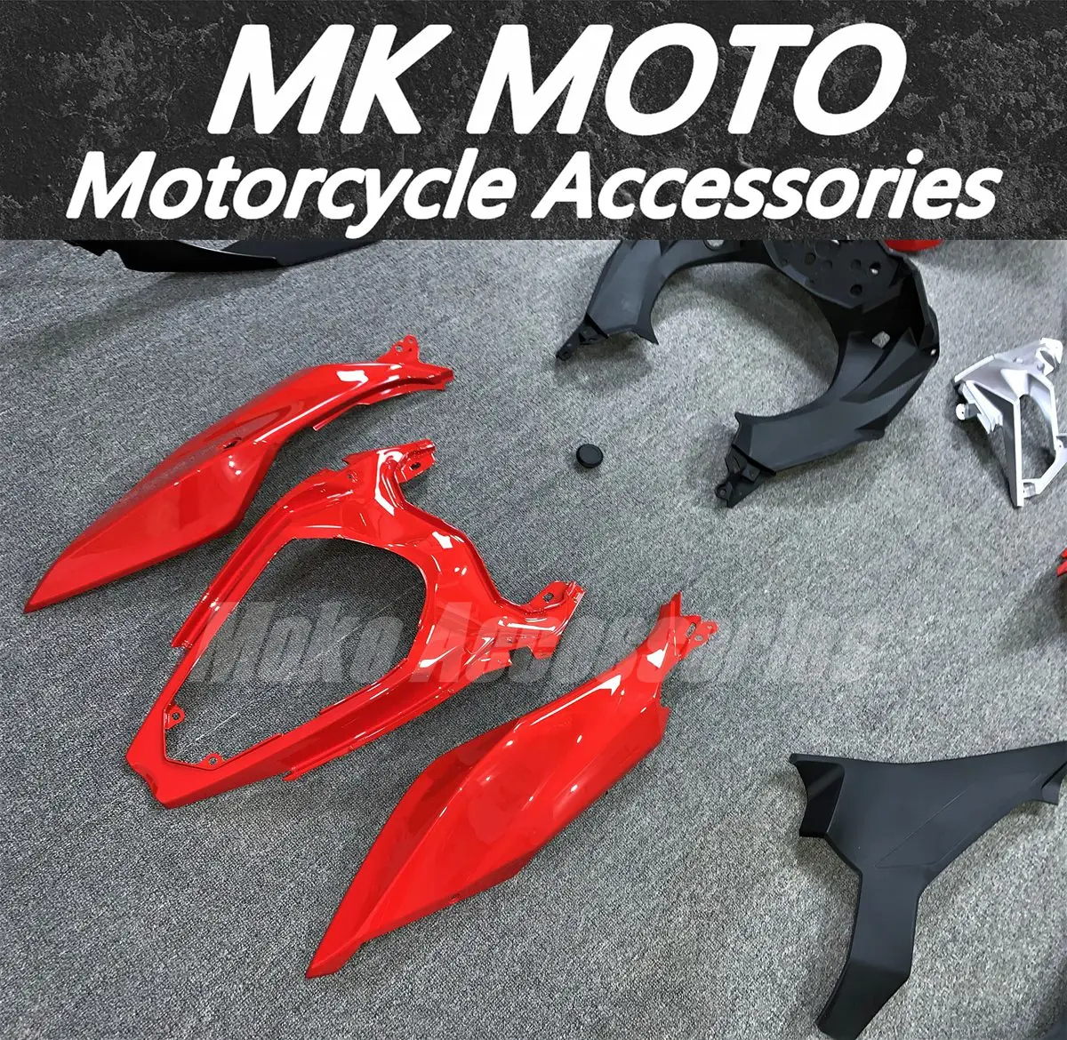 Motorcycle Fairings Kit Fit For Ninja 400 2018 2019 2020 2021 2022 2023 Bodywork Set High Quality ABS Injection Red Black