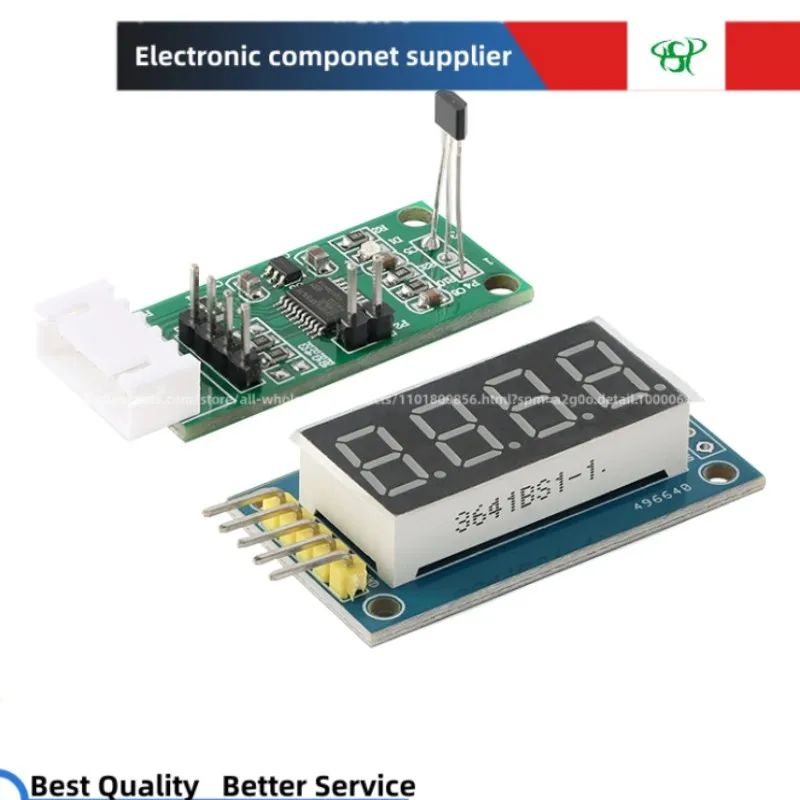 

1pcs Hall sensor module digital display magnetic field induction intensity detection module bare board Modbus/AT protocol