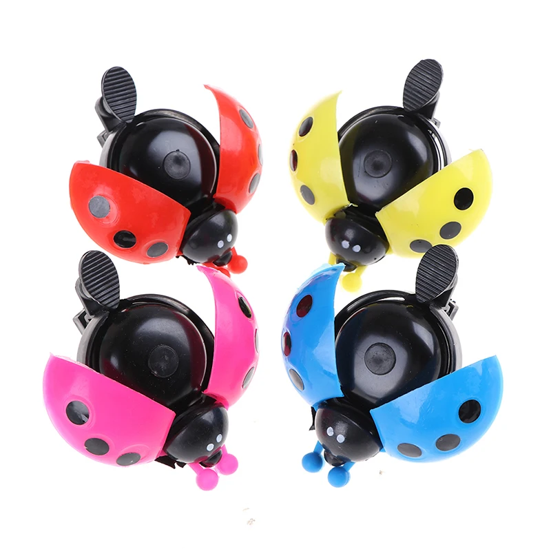1Pc Kids Bicycle Bell Cute Ladybug Animal Horn for Child Bike Mountain Road Cycling Handlebar Safety Warning Accessory