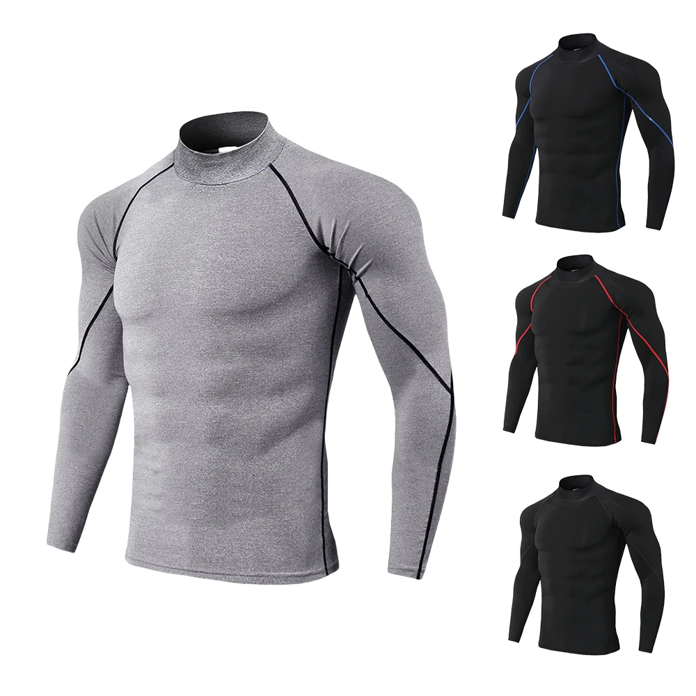 Winter Warm T-shirt Four Season Universal Long Sleeve T-Shirt Breathable Cycling Mountain Climbing Sportswear Hiking T-Shirt