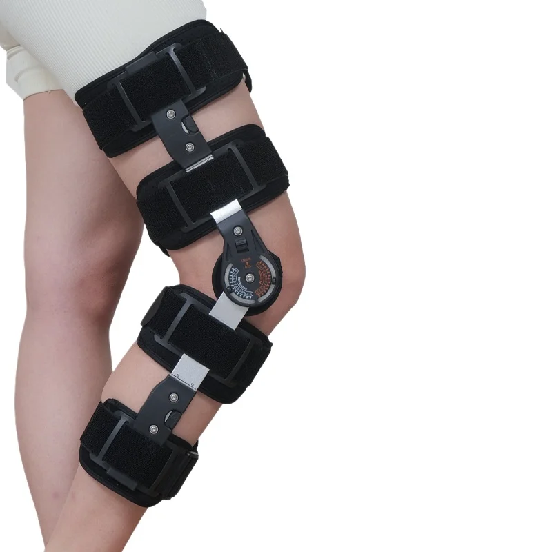 

Фиксация коленного сустава, медицинский бандаж для нижних конечностей, ног, послеоперационный вспомогательный реабилитационный бандаж, регулируемый бандаж, перелом пациента