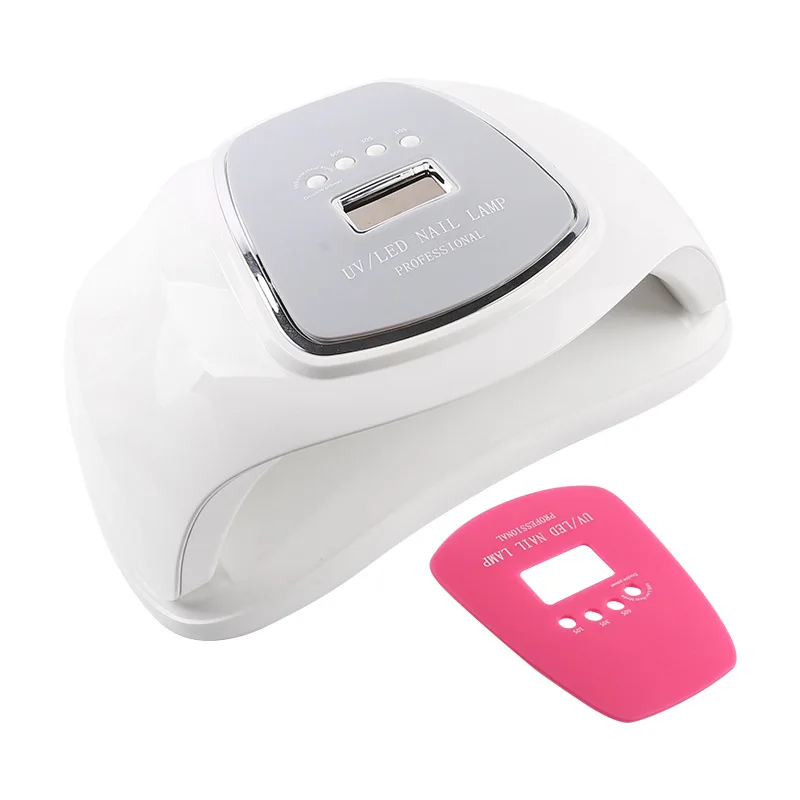 

White 72w high-power two-hand intelligent induction manicure light LED dual light source manicure baking light