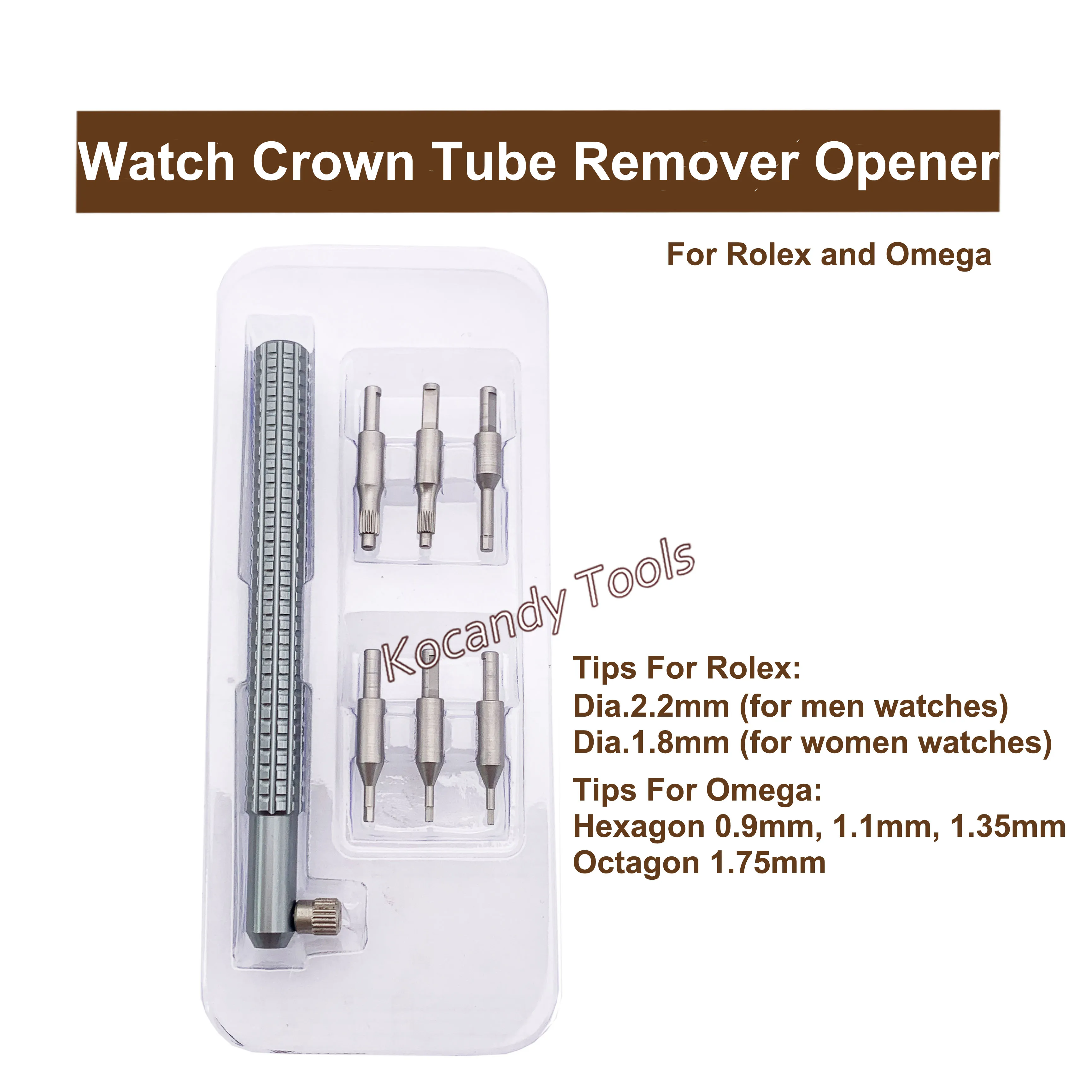 Watch Repair Tool Kits For Rolex and Omega Watch Crown Tube Remover Opener for Watchmakers High Precision