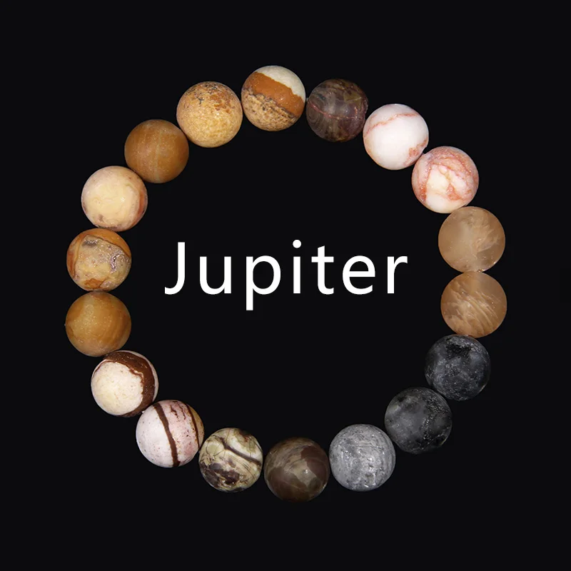 2024 Universe Galaxy Planets Solar System Bracelet Natural Lava Chakra Stone Bead Bracelet Men Handmade Bangle Jewelry Gift