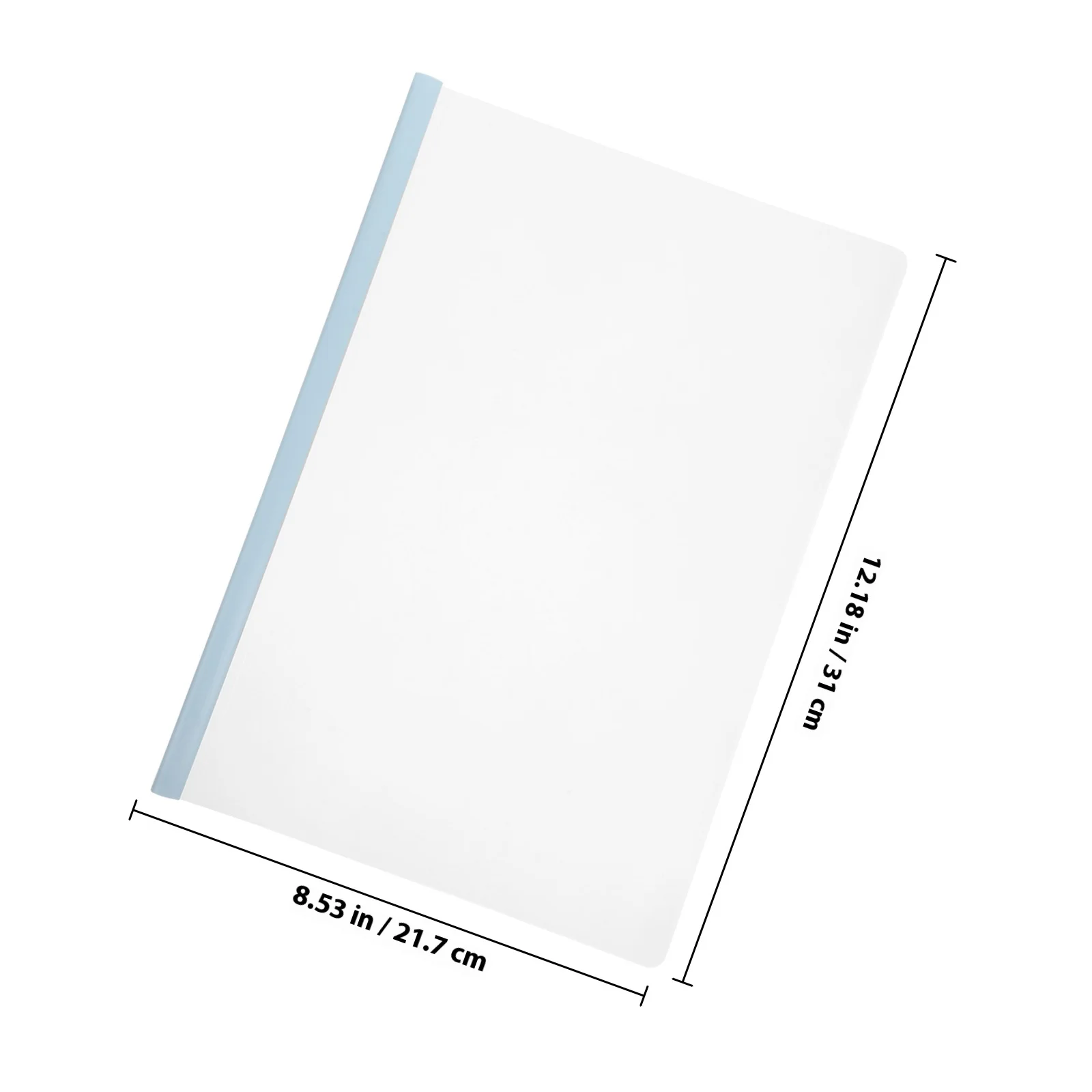 10pcs Waterproof Document Folder Plastic Slide Binder For Report Binding Pull Rod Clip Loose Leaf Clips Bookbinding Stationery