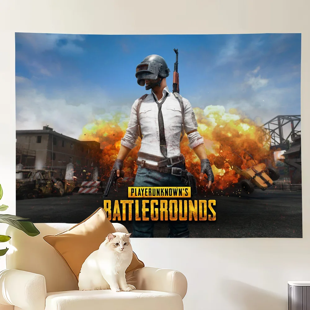 Popular Game P-Playerunknown B-Battleground P-PUBG flag Decoration Art Picnic Party Home Hanging Camping Outdoor Party Banner