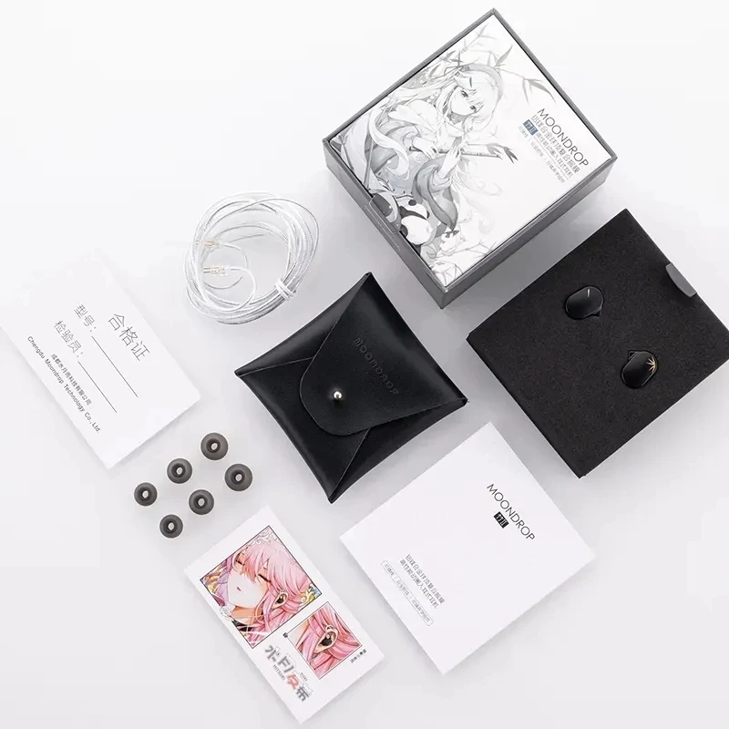 MOONDROP CHU II chu 2 chu2 High Performance Dynamic Driver IEMs Interchangeable Cable in-Ear Headphone 0.78mm 2pin Detachable