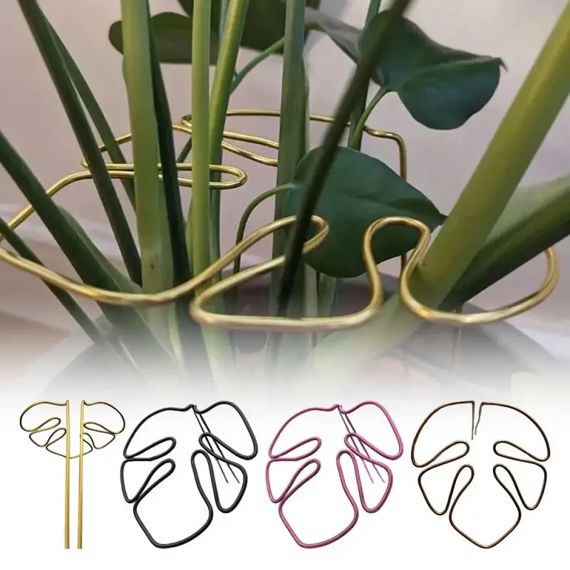 Poste de soporte de Monstera, pila de soporte en forma de Monstera resistente, fácil instalación, soporte decorativo para plantas, soporte para