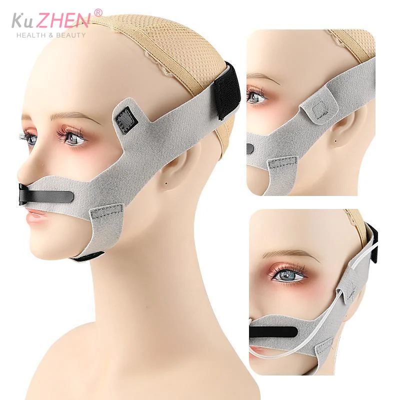 Oxygen Tube Liquid Food Duct Head Duct Fixing Strap Elastic Adjustable Tube Strap Long Term Bed Rest Oxygen Tube Fixation Device