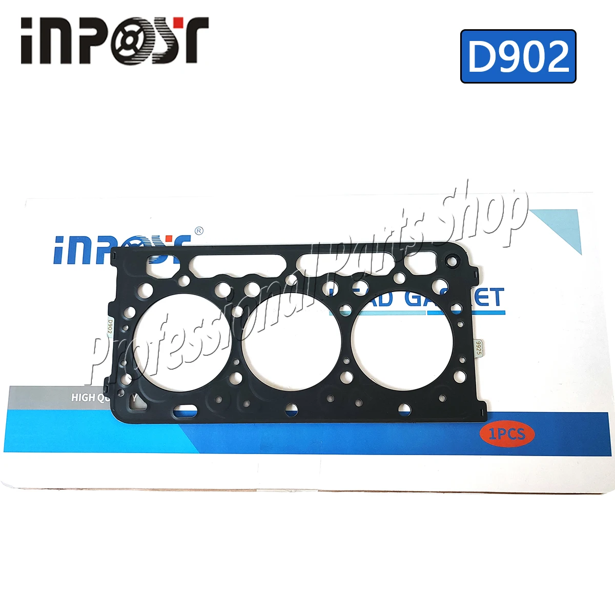 Прокладка ГБЦ D902 для двигателя Kubota 1G962-03313 (металл)