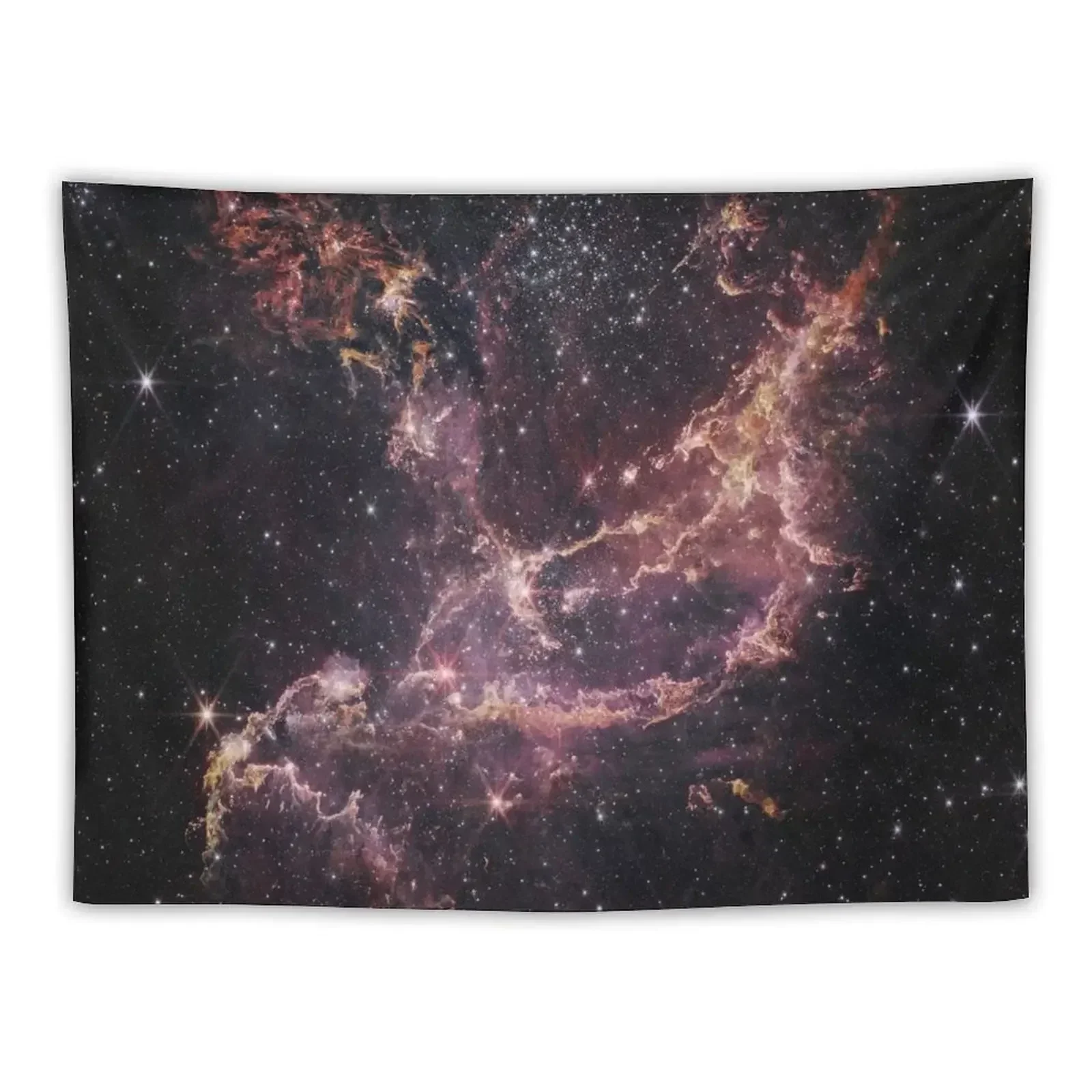 

James Webb Space Small Magellanic Cloud (James Webb/JWST) Tapestry Living Room Decoration Decorative Wall Tapestry