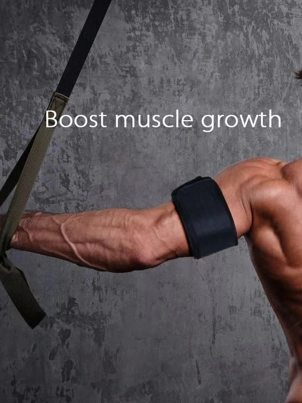 

blood flow restricted BFR cuff pump physical therapy tool. Sports training weightlifting strength dropshipping hyper recovery