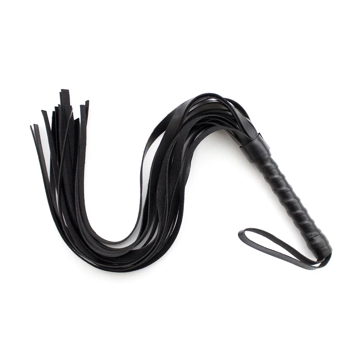 

Pu Leather Pimp Whip Racing Riding Crop Party Flogger Hand Cuffs Queen Black Horse Riding Whip