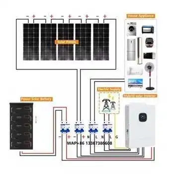 

Solar System 10kw Complete 1KW 3KW 5KW 10KW Complete Solar Kit Off Grid Solar Panel System Home Energy Storage
