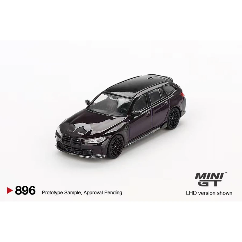 MINIGT 1:64 BMW M3 G81 การแข่งขันสําหรับการเดินทางสีเขียว METALLIC Diecast Diorama Collection ของเล่น 764 776 864