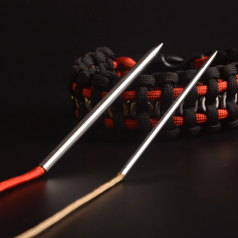 

DIY Jewelry Accessories Stitching Set Lacing Needles Bracelet Knitting Tools Silver Buttons Sewing Kit