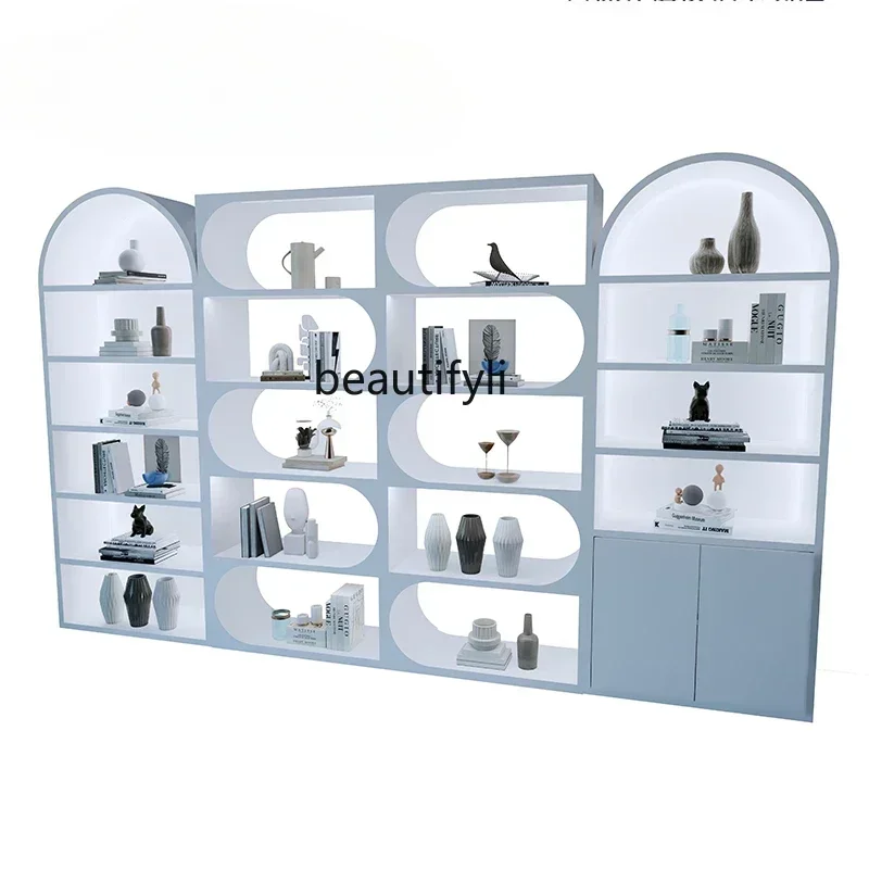 

Beauty salon cosmetic product display, baking paint, shoes and bags display cabinets, window cabinets