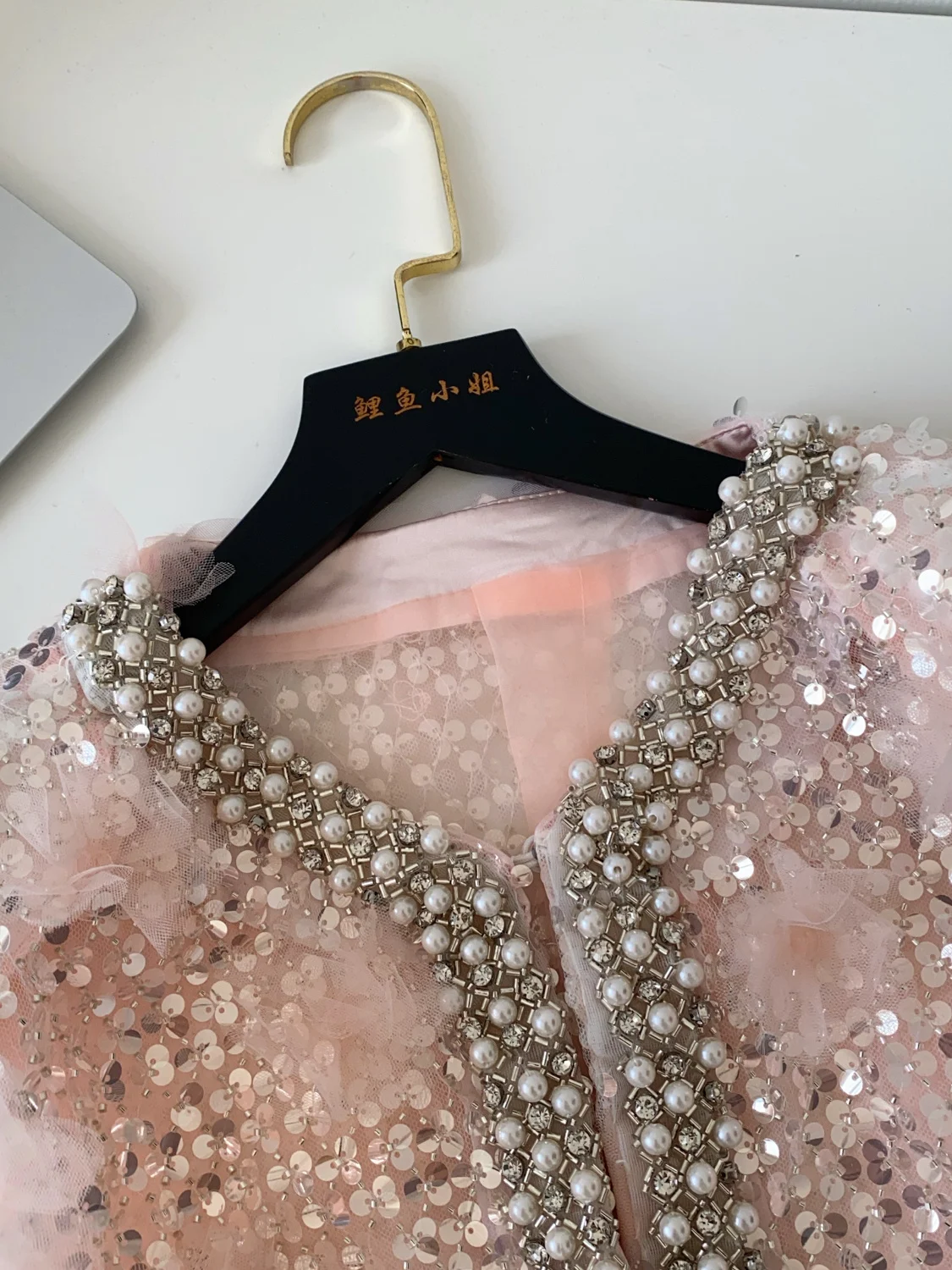 

Faionable Heavy Embellied Diamond Knitted Cardigan Women's Me Blouse Sparkling Sequins Autumn Floral Design Casual Wear