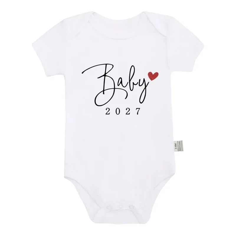 Nouveaux Bodys Bébé Été 2027 pour Garçons et Filles, Combinaisons et Grenouillères pour Révélation de Grossesse, Vêtements Adorables pour Bébés à venir 4 Nouveaux Bodys Bébé Été 2027 pour Garçons et Filles, Combinaisons et Grenouillères pour Révélation de Grossesse, Vêtements Adorables pour Bébés à venir 4