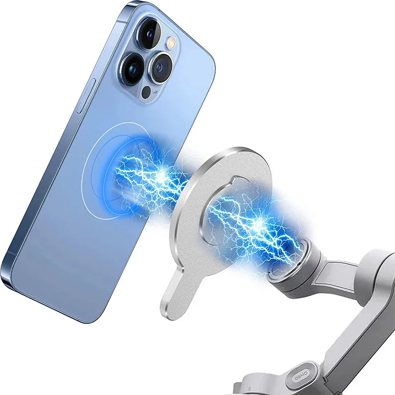 Магнитное крепление для телефона DJI Osmo Mobile OM 7/7P/6/5/OM4 SE, ручной стабилизатор, алюминий для кронштейна Magsafe, держатель с защитой от потери