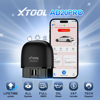 XTOOL AD20PRO Bluetooth OBD2 Scanner Oil Reset Trouble Scanning Mini Code Reader All System Diagnostic Tool For iPhone IOS Android Lifetime Free Update AD20 PRO Smart Car Diagnostic Maintenance