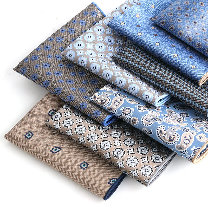 Mannen Pocket Vierkante Suits Hanky Voor Mannen Plaid Mens Zakdoeken Casual Pak Vierkante Zakdoek Handdoeken Voor Party 25X25 Cm