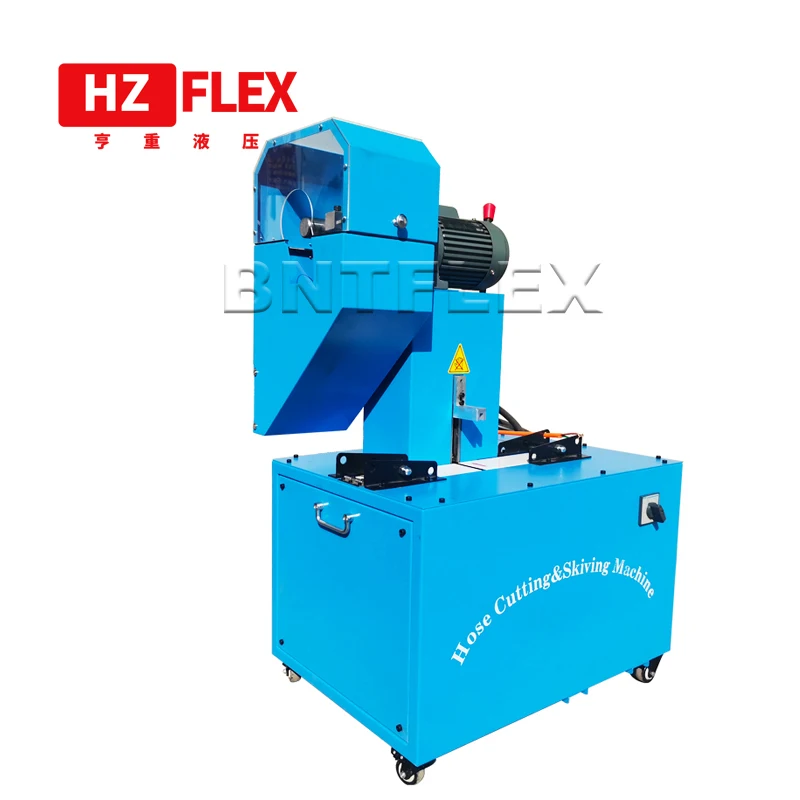 

2inch 4sp Layers Wire BNT550A Hydraulic Flexible Rubber Hose Cutter Skiving Machine Dustless Hose Cutting Machine For Sales