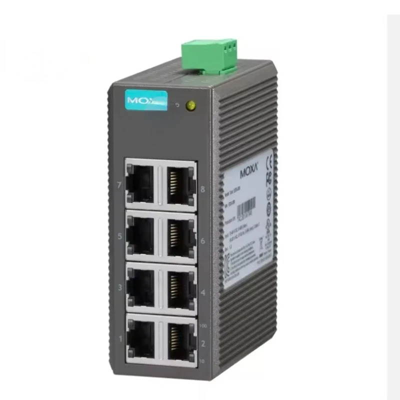 8-port Switch EDS-208 Entry-level Unmanaged Ethernet Switch with 8 10/100BaseT X Ports Industrial 10/100mb Network RS485 233