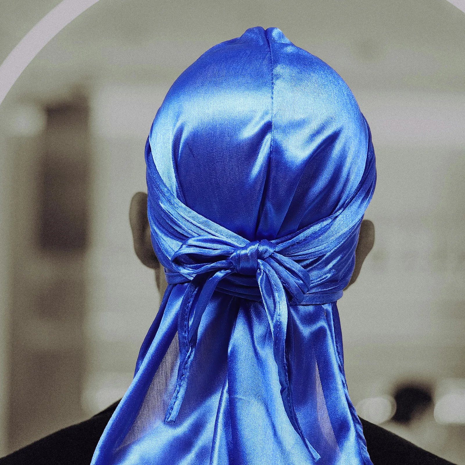 

2pcs Pirate Bandana Long Tail Headwraps Silky Durable Mens Sailor Costume Surfing Cap Cycling Hiking Skull Durag Soft Breathable